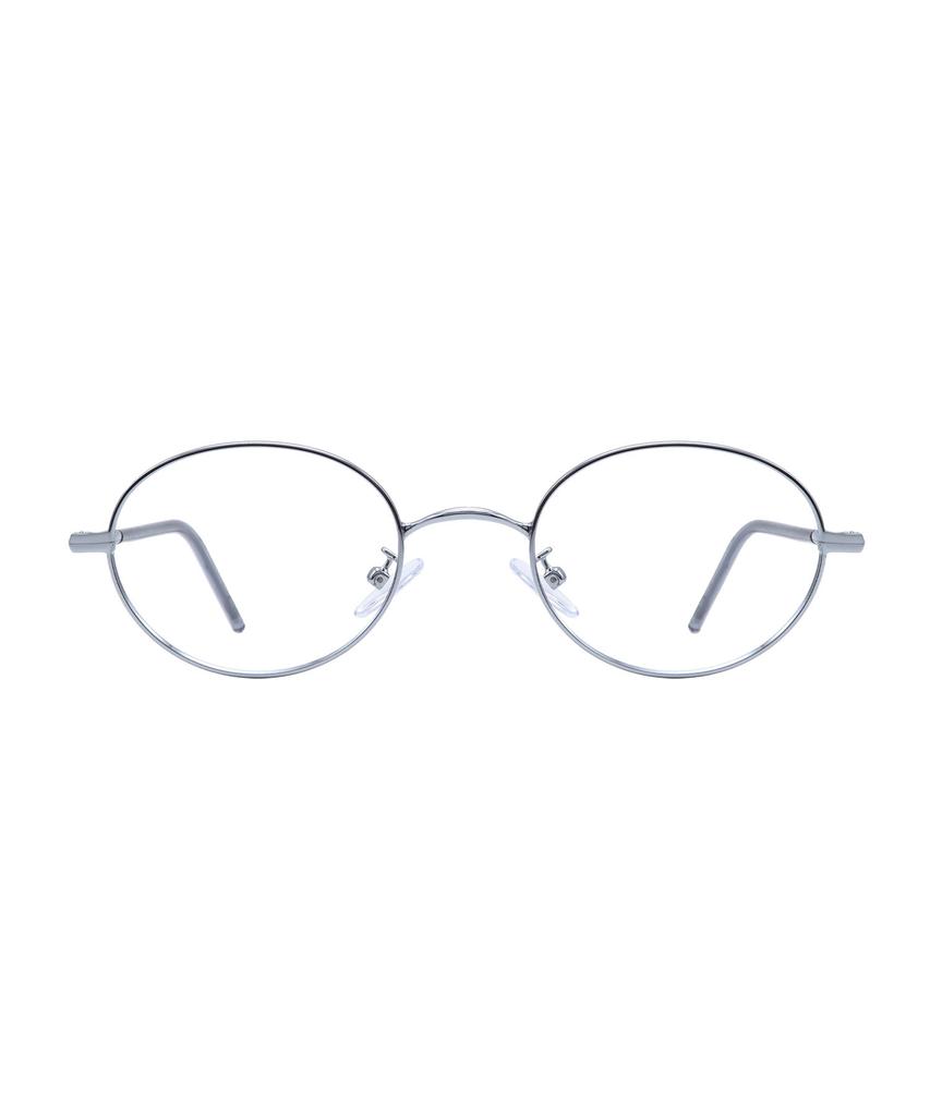 Oateu Conde Silver Round Metal Glasses