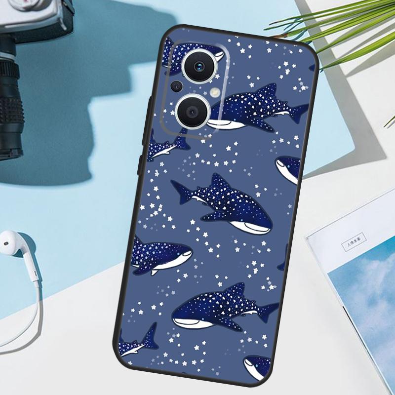 whale sharks Cover For OPPO Reno 14 F 12 11 10 13 Pro 11F 12F 13F 7 8 Lite OPPO Find X8 X6 X5 X9 Pro Case