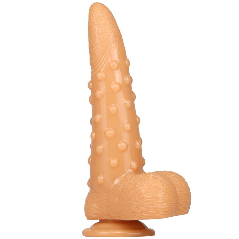 Female Artificial Corn Penis Crystal Transparent Dildo Adult Female Masturbation Stick