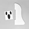 Halloween Ghost Hanging Decoration White Paper Ghost Honeycomb Centerpieces for Indoor Outdoor Halloween Party Decor