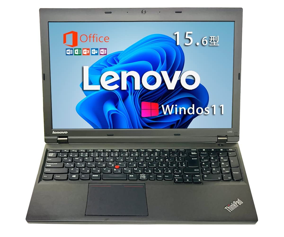 

Lenovo Laptop ThinkPad L540 Win11 MS Office 2019 Core 16GB 512GB WEB camera WIFI Bluetooth DVD inch 16GB H&B i5-4200U Memory SSD Built-in Nidira s