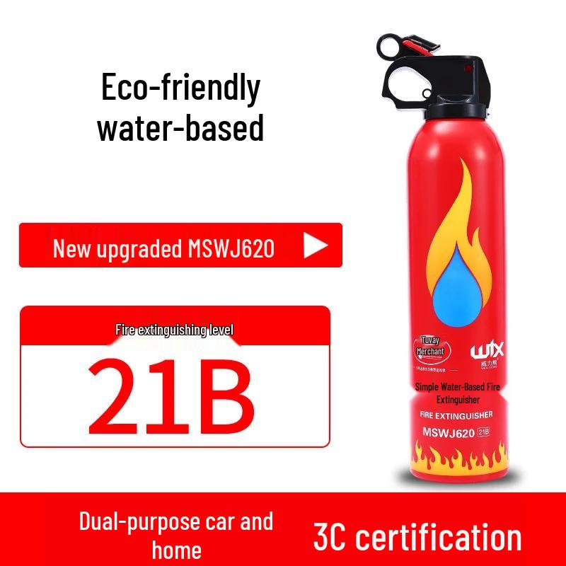 Lieve Portable Vehicle Water-Based Fire Extinguisher