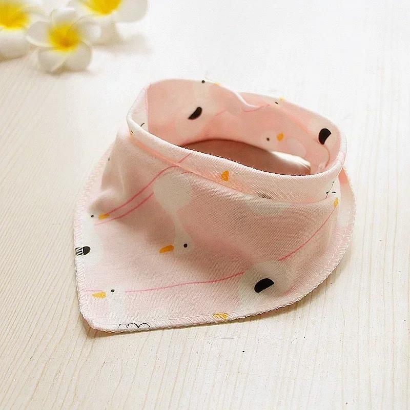 Śliniaki bawełniane dla niemowląt, śliniak trójkątny dla dziewczynek i chłopców z kreskówkowym wzorem, szalik do karmienia, kołnierz śliniak, pieluszka do odbijania, bandana, ręcznik do śliny