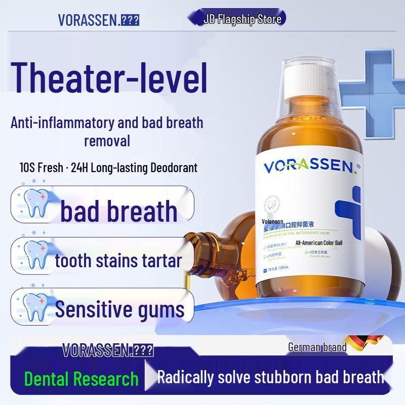 

VORASSEN Iodine Povidone Oral Care Mouthwash
