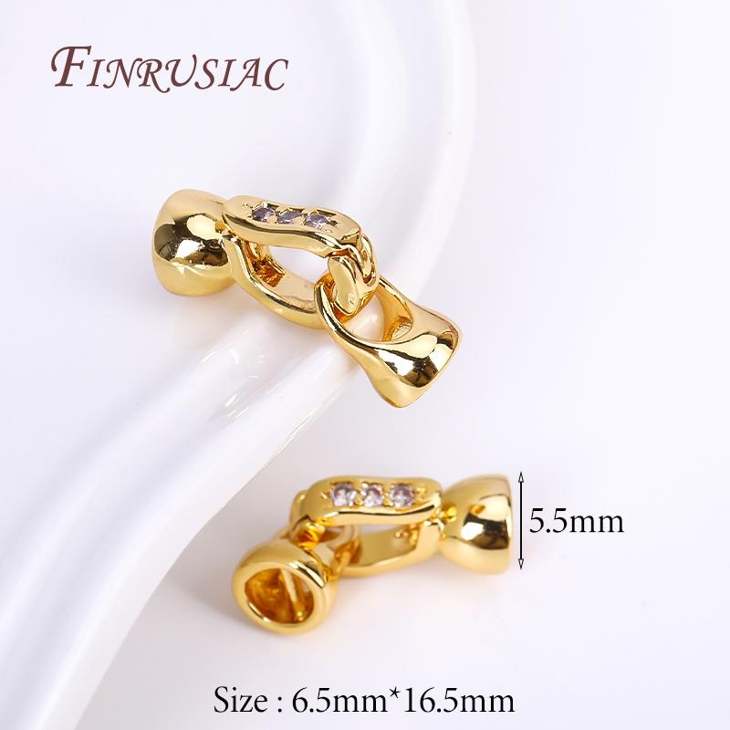 18K Gold Plated Lock For Bracelets,Clasp For Jewelry Connectors,Decorative Pearl Clasp,DIY Jewelry Making Supplies