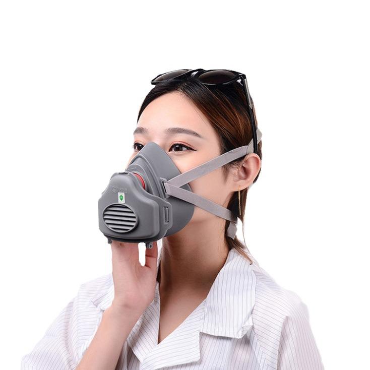 BaoWeiKang 3700 Dust Mask with Replaceable Filter for Industrial Use