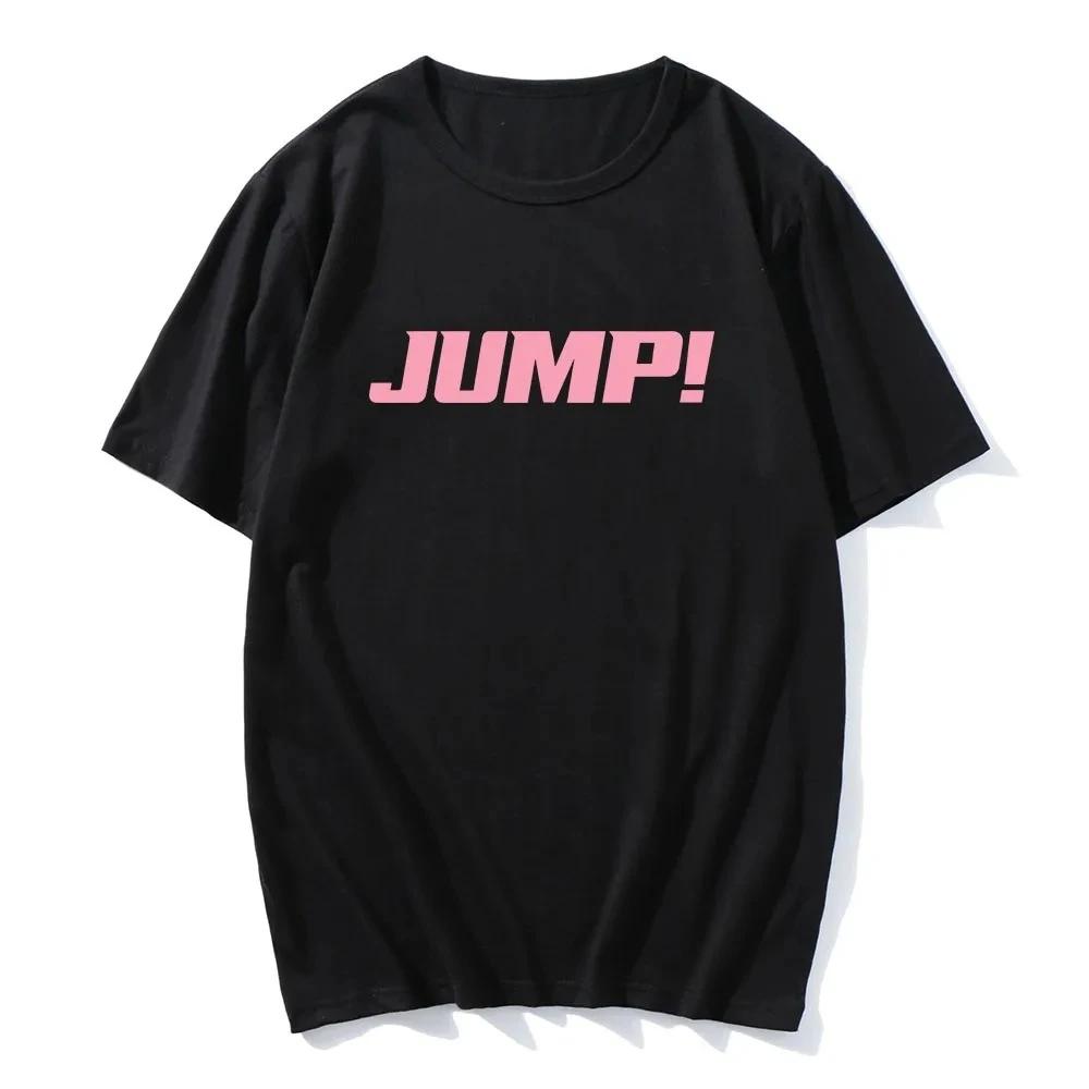 Jump Single Graphic 2025 T-shirt Band and Pink Korean Girls' Band Tshirts Fashion Short Sleeve T Shirt Women Clothing