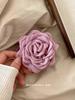 Caro Blumenstoff Rose Haarspange - Europäischer & Amerikanischer Stil Dutt-Accessoire