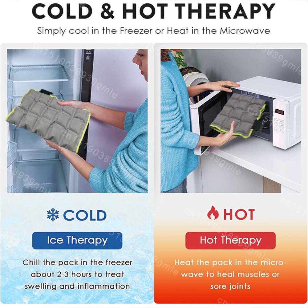 Cold and Hot Compress Ice Packs Self Absorbing Water Reusable Knee Ice Pack Sports Injuries Hot Cold Therapy Ice Bag Pain Relief