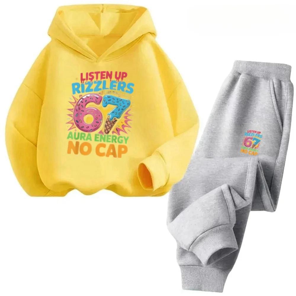 67 Offre Spéciale Tenue Pour Enfants 4-13Y 2 Pièces Dessin Animé Imprimé Coton Survêtement Remise Expédition Dans Le Monde Entie