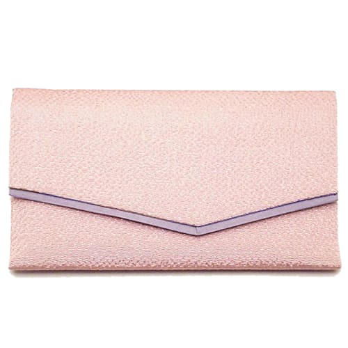 Eikan Made In Japan Double Chirimen Prayer Bead Bag, Cherry Blossom Color, E-710