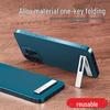 Invisible Desktop Phone Holder and Stand with Metal Ring Buckle - Portable, Adhesive Back Support