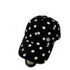 M French Retro Monroe Polka Dot Baseball Cap Spring and Summer New Versatile Sweet Polka Dot Cap Outdoor Casual Cap