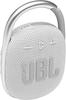 JBL CLIP4 Bluetooth Speaker, USB C Charging, IP67 Dustproof and Waterproof, with Passive Radiator, Portable, 2021 Model, White (JBLCLIP4WHT)