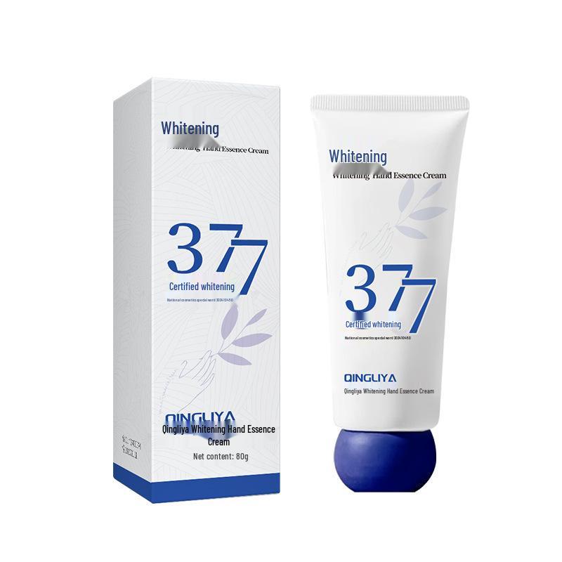 Qing Li Ya 377 Whitening Hand Cream: Anti-Wrinkle, Moisturizing, Hydrating, Anti-Cracking, Refreshing, Non-Greasy Formula.