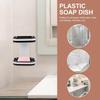 Waterproof Wall-mounted Soap Dish 1/2 Layer Soap Drain Box Sponge Holder Soap Organizer  Hotel