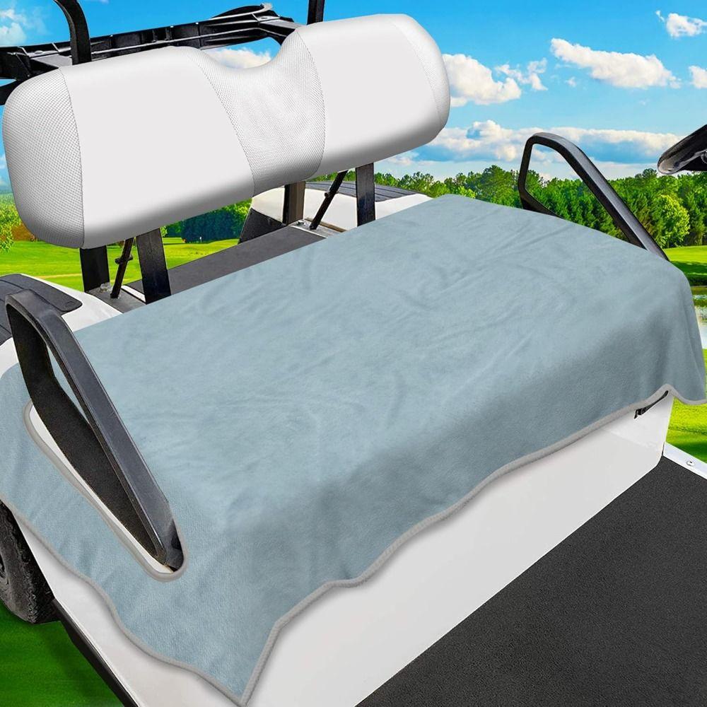 Keeps Seats Dry Golf Cart Seat Towel Blanket Comfortable Golf Cart Accessories  for 2/4-seats Cart