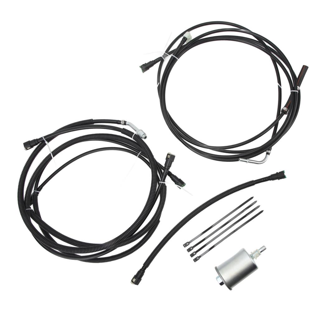 Fuel Line Kit FL FG0810 Nylon Flex Fuel Lines with Fuel Filter Replacement for YUKON TAHOE SUBURBAN 5.3L 2002 To 2004