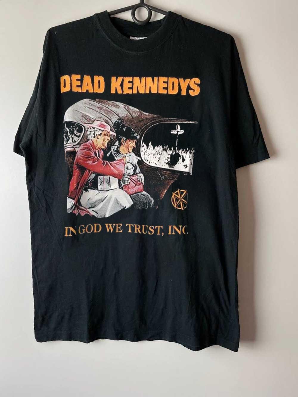 Band Dead Kennedys In God We Trust Tee Cotton Shirt For Men Women M