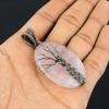 Tree Of Life Rose Quartz Jewelry, 999 Copper Wire Wrapped Pendant Handmade Gemstone Jewelry, Gifts For Wife Brand New Pendant