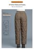 Chic High-Waisted Goose Down Winter Pants for Middle-Aged Women