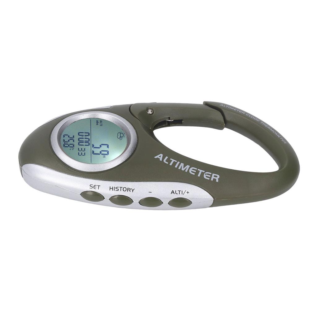 Digital Altimeter Barometer Multifunctional ABS Housing Backlight Altitude Barometer for Outdoor Sports