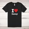 I Love Fanny Adult T-Shirt