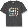 T-shirt Mario Goods Character Kids HERE WE GO Yoshi Luigi Kids Clothes