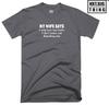 My Wife Says T Shirt I Have Two Faults Funny Marriage Quote Birthday Gift Top