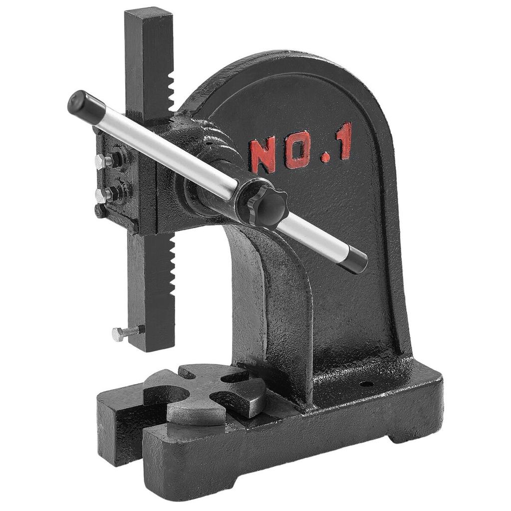Bohrständerpresse, 1 Tonne Manuelle Bohrständerpresse, 5,9" Maximale Höhe, Gusseisen Robuste Manuelle Tischbohrständerpresse, Präzisions-Handpresse zum Stanzen,