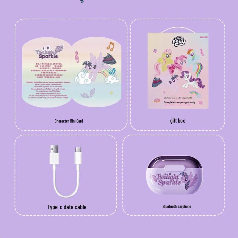 My Little Pony Clip-On Open-Ear Bluetooth Earbuds