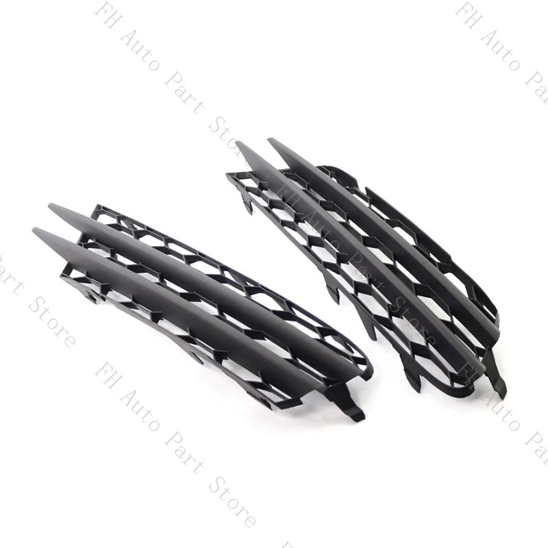 1Pair 1K8853665B 1K8853666B Front Bumper Fog Lamp Light Grille Frame Bezel Cover For VW Scirocco 2009 2010 2011 2012 2013 2014