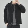 Men's Korean Style Black Casual Sports Jacket - Trendy, Handsome, Versatile, and Lightweight for Spring and Autumn
