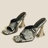Mode Frauen Sandalen Peep Toe High Heels Sandalen Mix Farbe Sommer Schuhe Für Frauen Heels Hausschuhe Elegante Frau Stöckelschuhe Weibliche