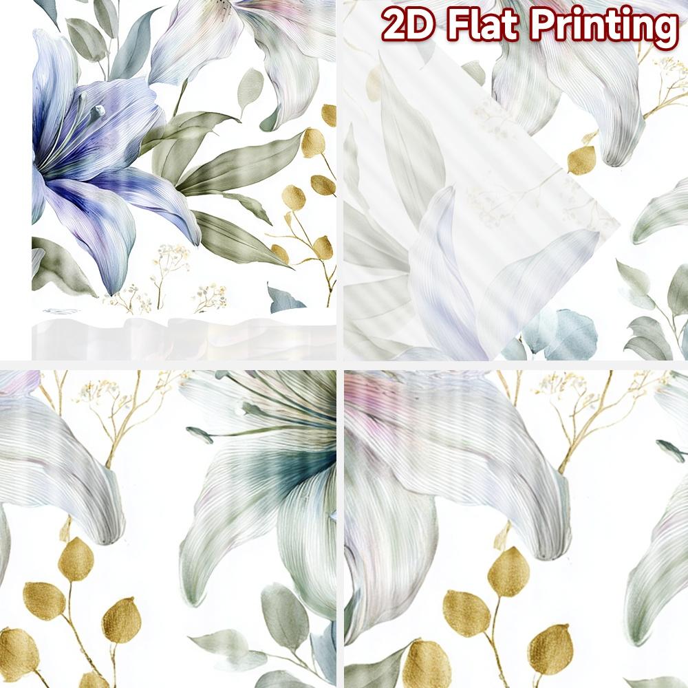 2D FLAT PRINTING 2pcs Curtains (Without Rod) Floral Elegance Design(2) Saint Patrick is Day Festival Popular Curtains&Drapes