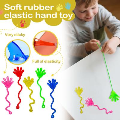 Caoutchouc Souple Élastique Télescopique Main Mur d'Escalade Jouet Créatif Piège(Expédition Couleurs Assorties)