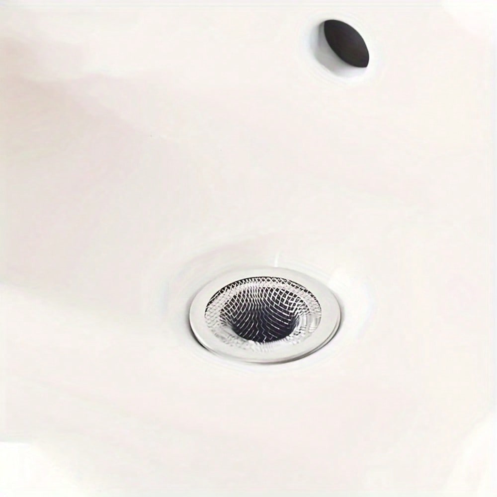1 pcs Bathroom and Kitchen Sink Filters, Stainless Steel Mesh Sink Drain Filters, Hair Catchers for Bathroom Sinks, Sink Drain Filters