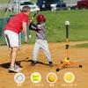 Podstawka do odbijania dla dzieci, 52-80 cm, Bezstopniowa, do Baseballu, Treningu, Odbijania, Softballu i Baseballu Młodzieżowego, Regulowana Wysokość, Przenośna Torba do Przechowywania,