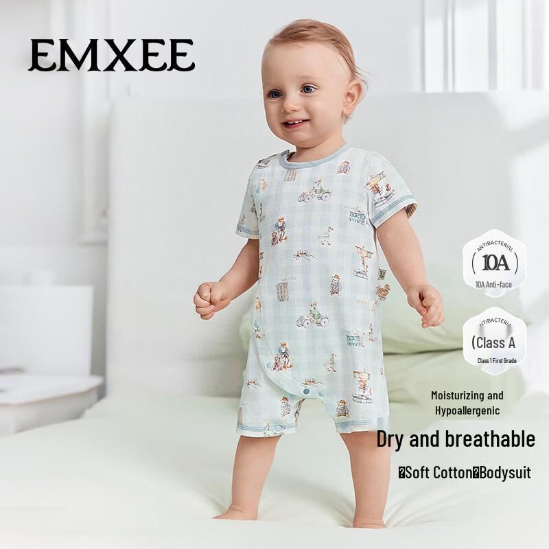 EMXEE Baby Short Sleeve Summer Romper 90