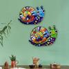 2Pcs Snail Wall Decals Self Adhesive Wall Stickers Waterproof Scratch-Resistant PVC Stickers for Patio Porch Fence Easy Peel And Stick DIY Wall Decor