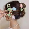 Elegant Fashionable Butterfly Rose Tulip Metal Clip Women Gentle Sexy Hair Clips Versatile Girls High-end Exquisite Shark Clips