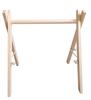 Nordic Wooden Baby Fitness Rack with Decorative Ornaments and Toy Bells