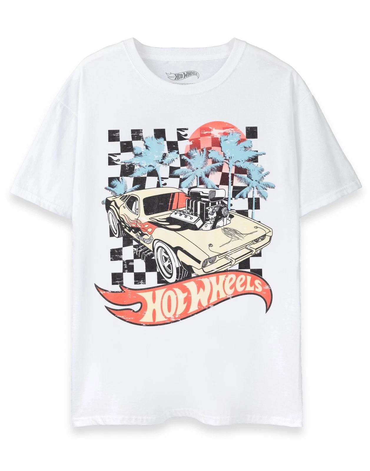 

Hot Wheels White Sunset Short Sleeved T-Shirt Mens M