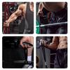 Muscle Building Fitness Tranining Grip Horn Shape Pull Up Handles Fitness Handle  Home Workout