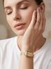 Gedi Women's Pearl Bracelet Quartz Watch - Roman Numerals, Mother-of-Pearl Dial, Double Strand Pearls, Light Luxury Style