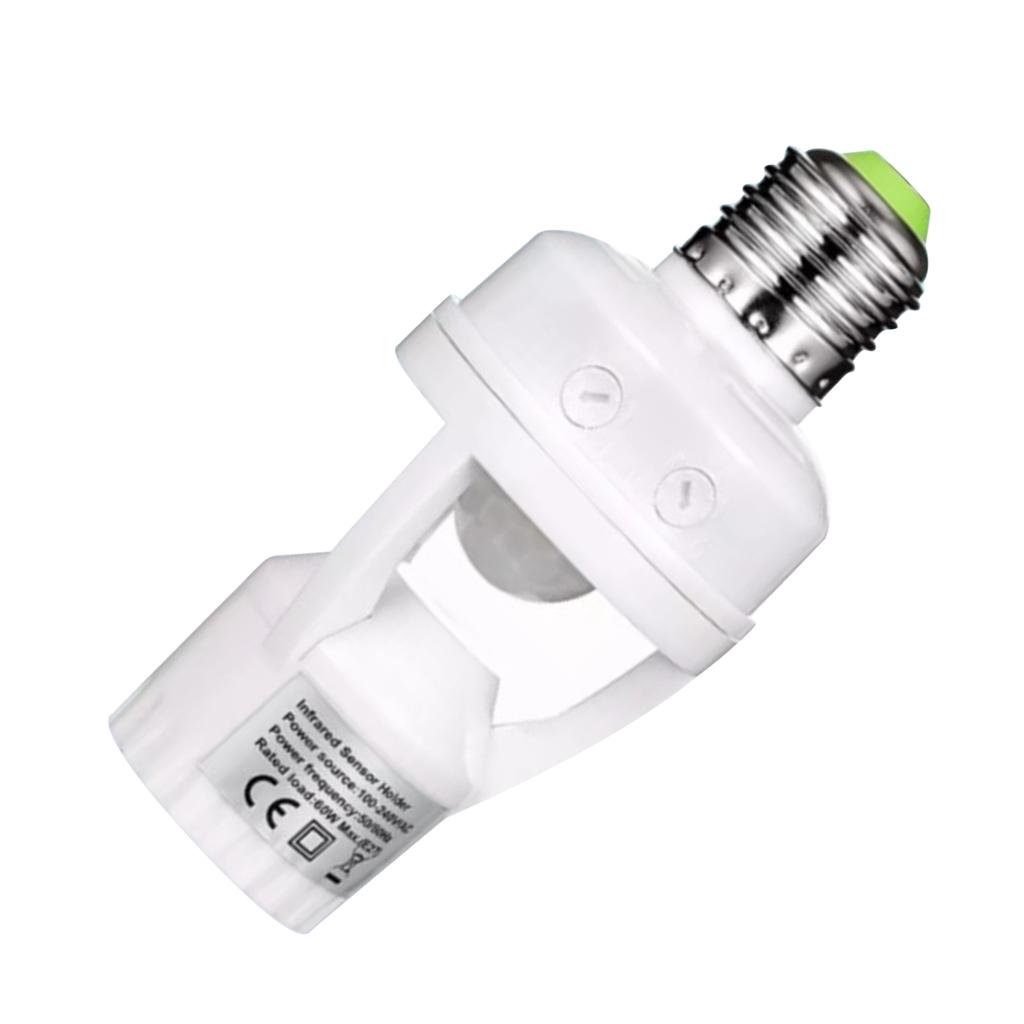 Sensor Bulb Light Switch Motion Detection Infrared Induction Adjustable Screw Bulb Control Switch