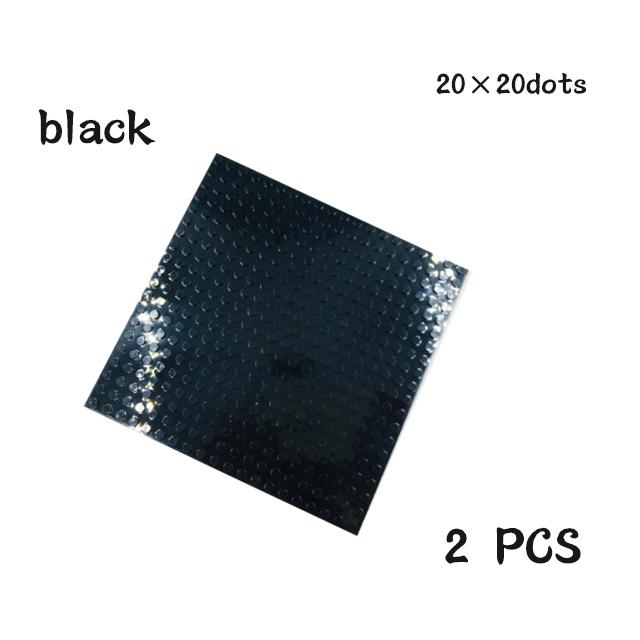 24x24 20x20 Noppen Zeitlos 2 Stück Grundplatten Bausteine Kleine Größe DO-IT-YOURSELF Steine Grundplatten ABS Montageplatte Ideal für Kinder