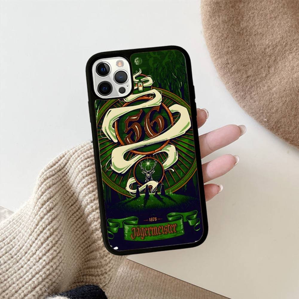 

Горячие J-Jagermeisters Для IPhone 11 12 13 14 15 16 17 Pro Max Plus Ударопрочные задние чехлы для телефона из ТПУ+ПК iPhone 16pro max