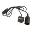 1.5m E27 Hanging Pendant Light Lamp Bulb Socket Power Cable Adapter