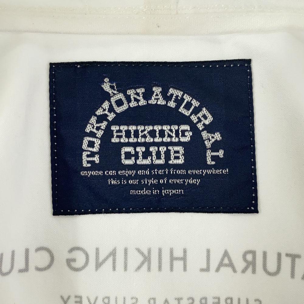 TOKYO NATURAL HIKING CLUB Made In Japan Back Logo Print Long Sleeve Food Jacket Men's Used